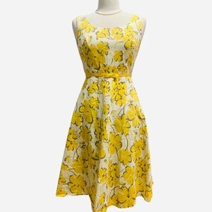 ISADORA COLLECTION- Floral Yellow Dress